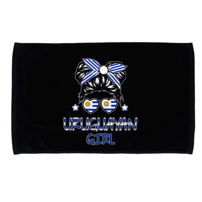 Women Uruguay Flag Uruguayan Hispanic Heritage Microfiber Hand Towel