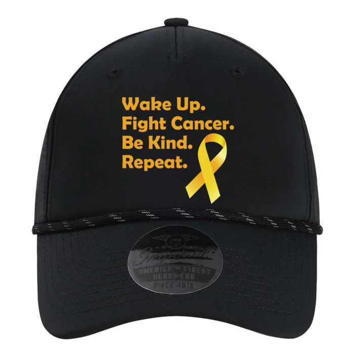 Wake Up Fight Childhood Cancer Be Kind Repeat Performance The Dyno Cap