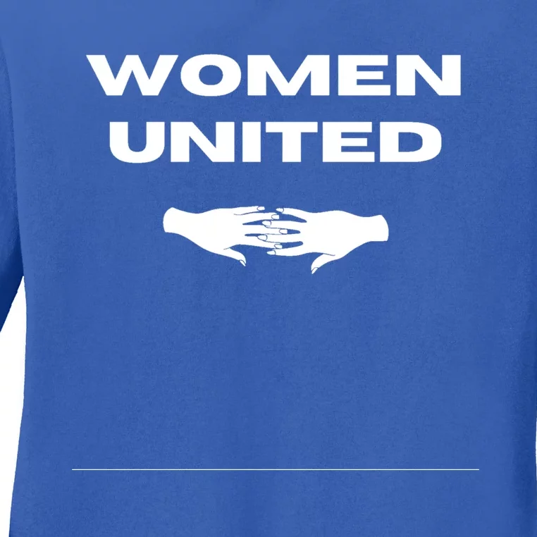 Wo Unite Gift Ladies Long Sleeve Shirt