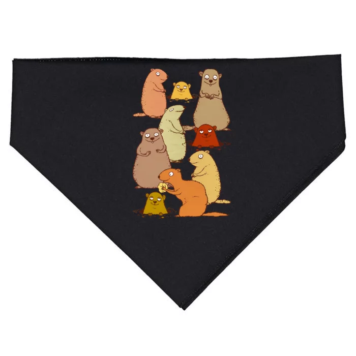 Wake Up Groundhogs! USA-Made Doggie Bandana