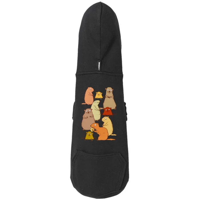 Wake Up Groundhogs! Doggie 3-End Fleece Hoodie