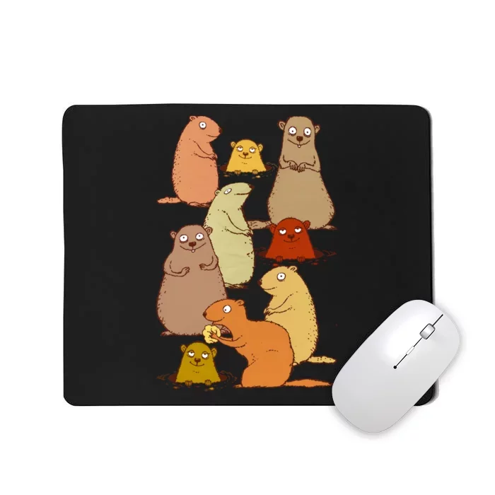 Wake Up Groundhogs! Mousepad