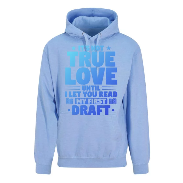 Writer Until I Let You Read Writing Books Author Gift Unisex Surf Hoodie