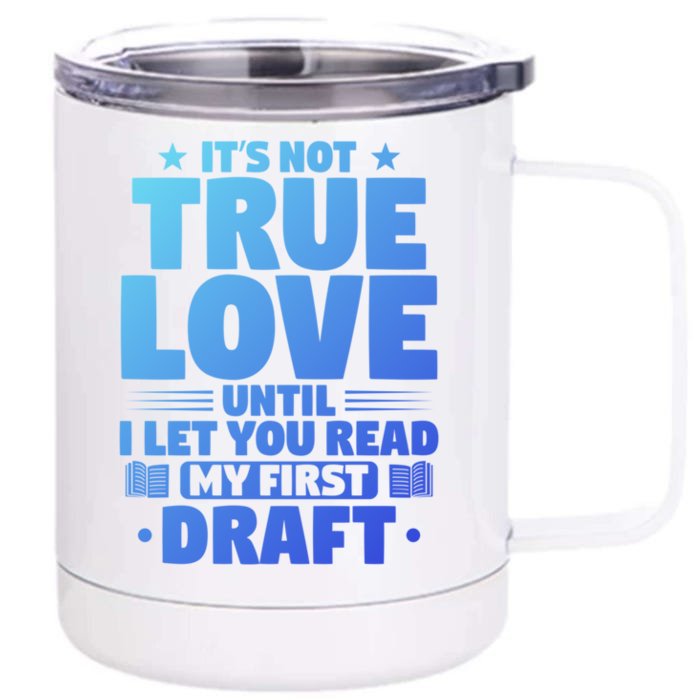 Writer Until I Let You Read Writing Books Author Gift Front & Back 12oz Stainless Steel Tumbler Cup