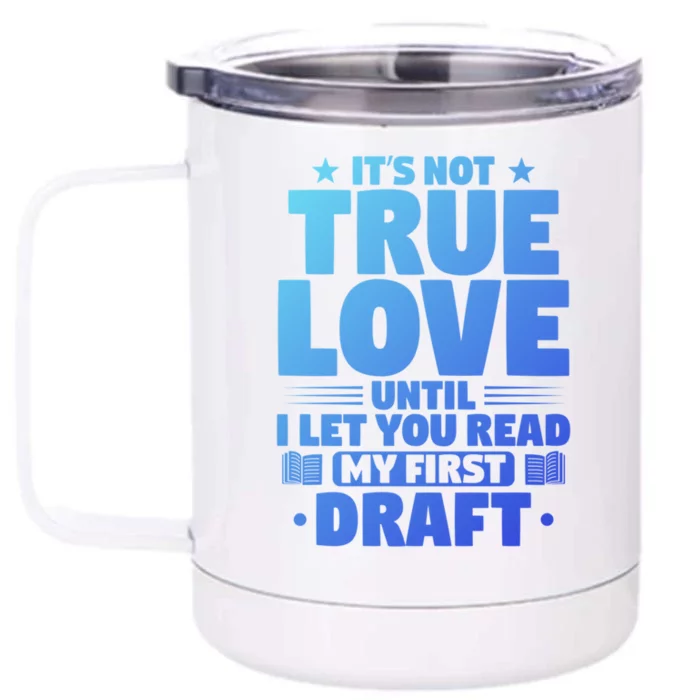 Writer Until I Let You Read Writing Books Author Gift Front & Back 12oz Stainless Steel Tumbler Cup