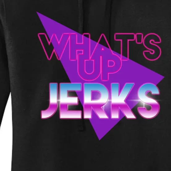 What's Up Jerks Retro Women's Pullover Hoodie