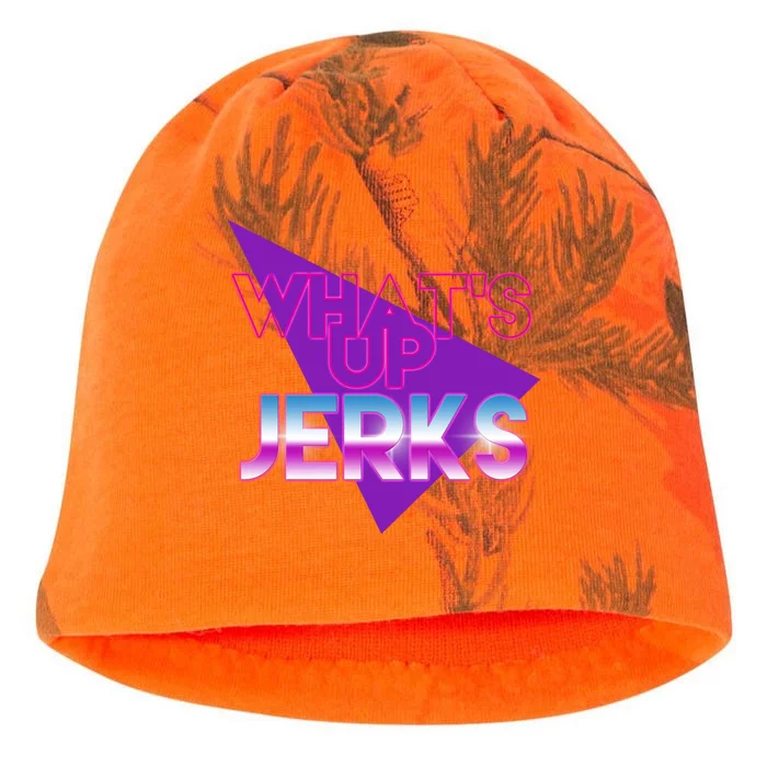 What's Up Jerks Retro Kati - Camo Knit Beanie