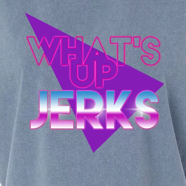 What's Up Jerks Retro Garment-Dyed Women's Muscle Tee