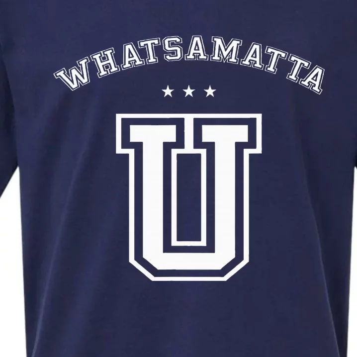 Whatsamatta U Letter Awesome Sueded Cloud Jersey T-Shirt