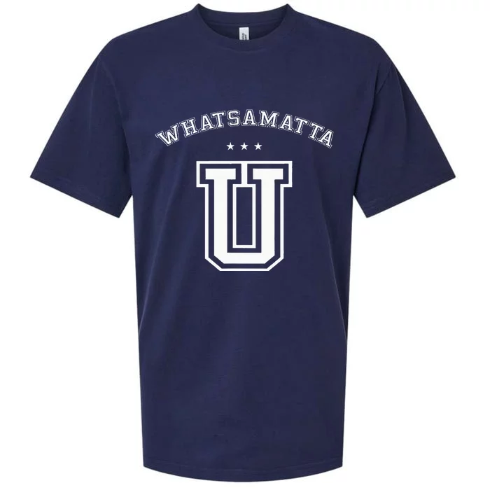 Whatsamatta U Letter Awesome Sueded Cloud Jersey T-Shirt