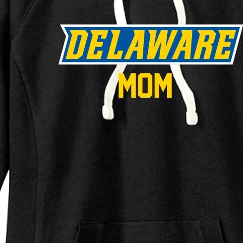 Women University Of Delaware Blue Hens Mom Women's Fleece Hoodie