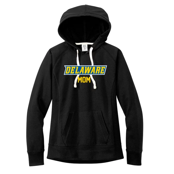 Women University Of Delaware Blue Hens Mom Women's Fleece Hoodie