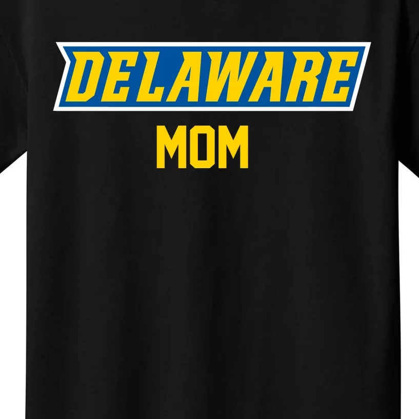 Women University Of Delaware Blue Hens Mom Kids T-Shirt