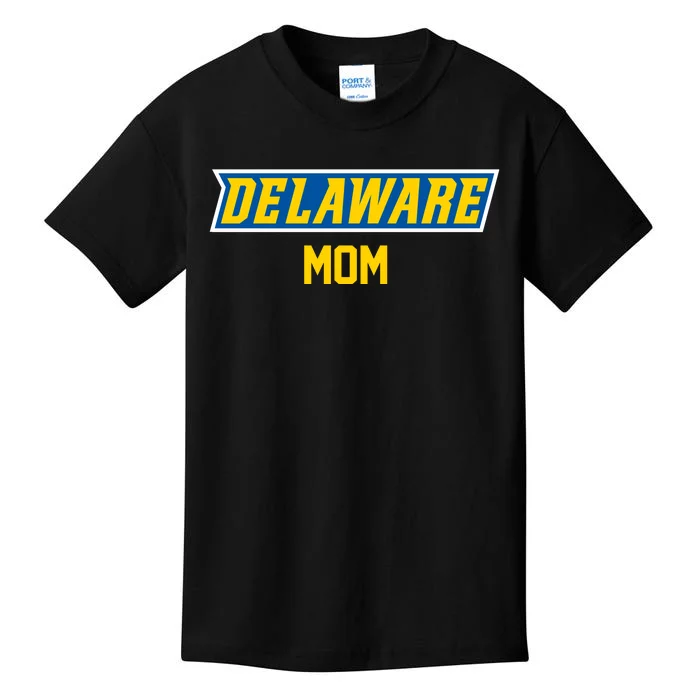 Women University Of Delaware Blue Hens Mom Kids T-Shirt