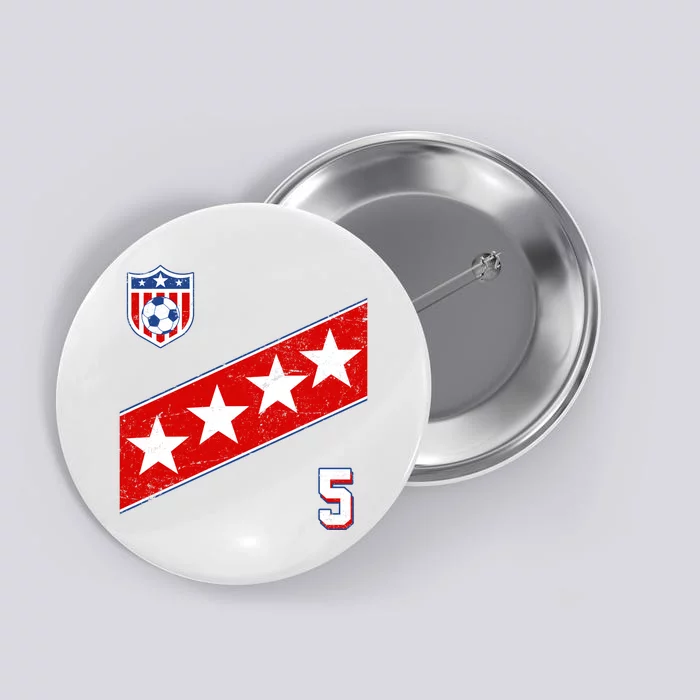 WomenS Us Soccer Jersey Number 5 Button