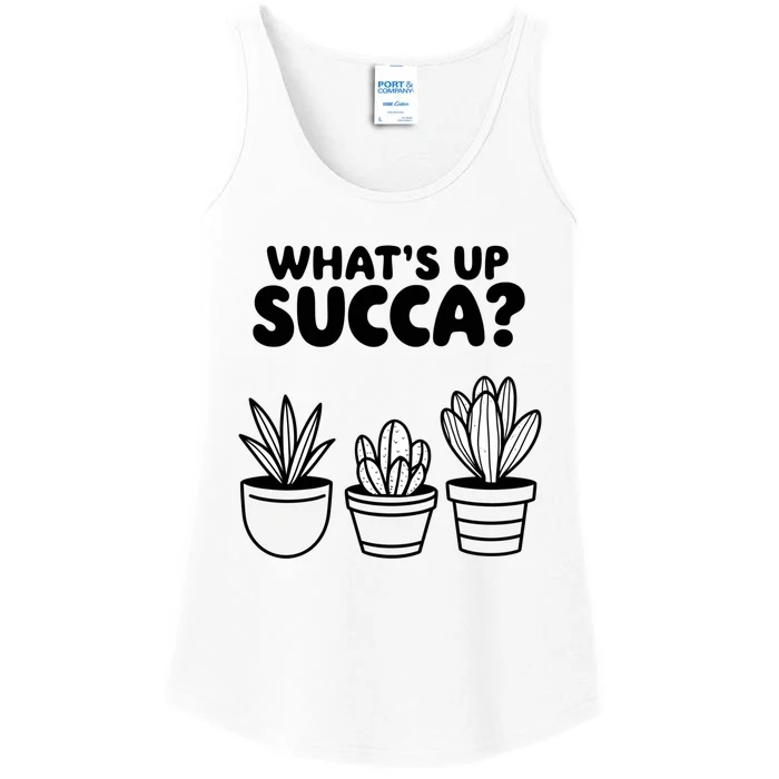 WhatS Up Succa? Ladies Essential Tank