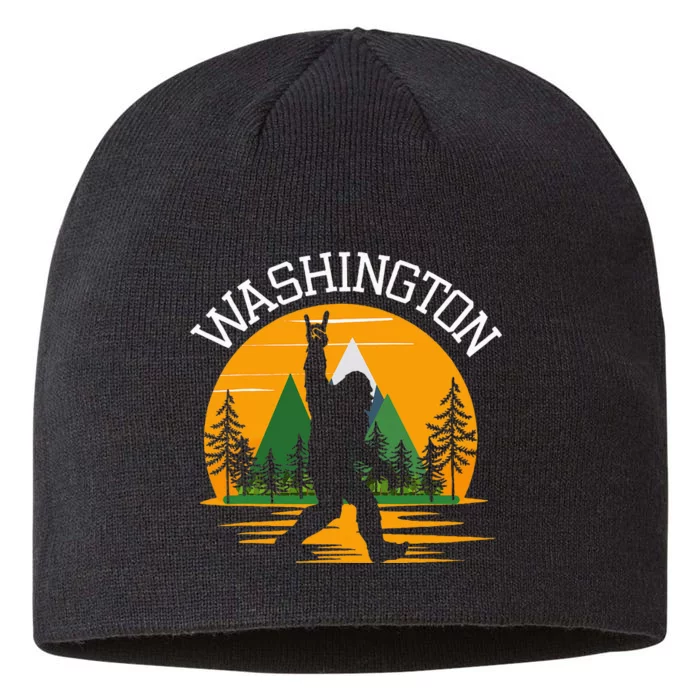 Washington Us State Bigfoot Sasquatch 8 1/2in Sustainable Knit Beanie