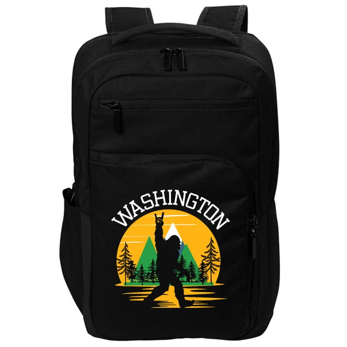 Washington Us State Bigfoot Sasquatch Impact Tech Backpack