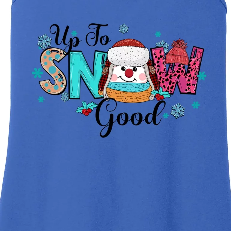 Winter Up To Snow Good Christmas Family Matching Gift Ladies Essential Tank