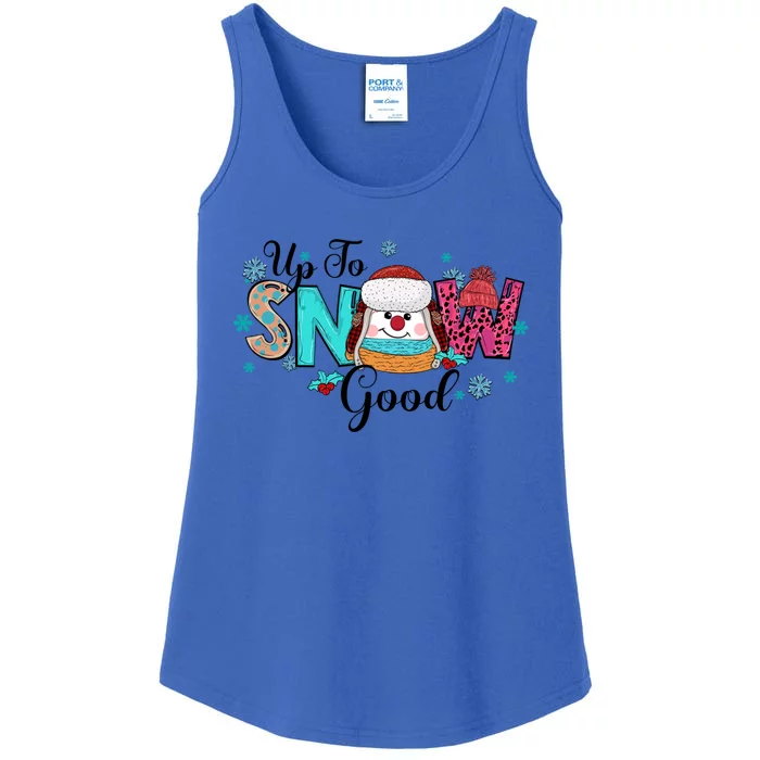 Winter Up To Snow Good Christmas Family Matching Gift Ladies Essential Tank