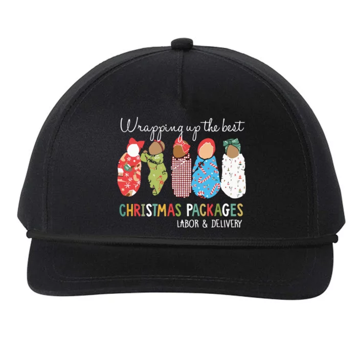 Wrapping Up The Best Christmas Packages Labor Delivery Nurse Snapback Five-Panel Rope Hat