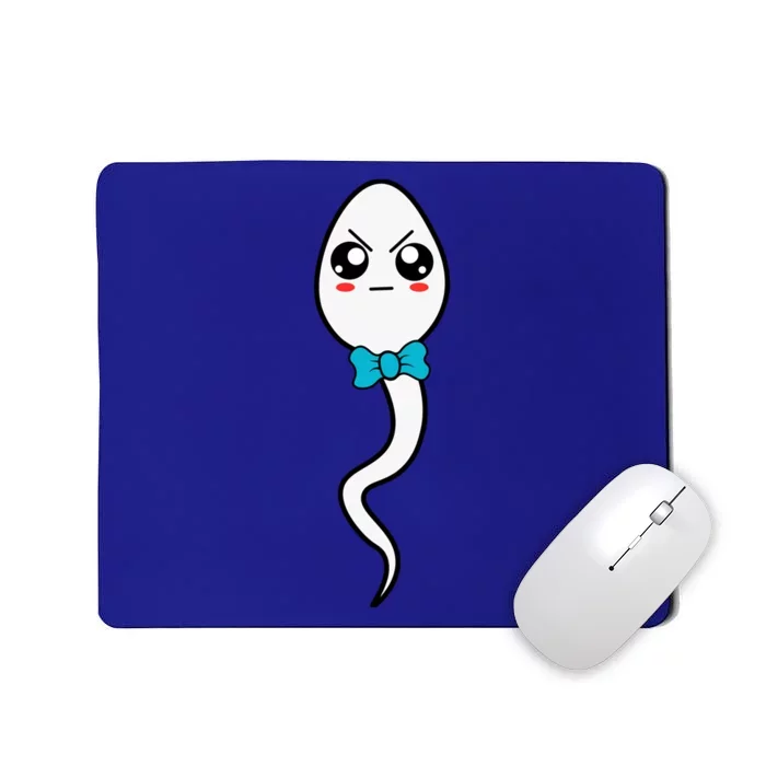 We Used To Live In Your Balls Fathers Day Cute Angry Sperm Gift Mousepad