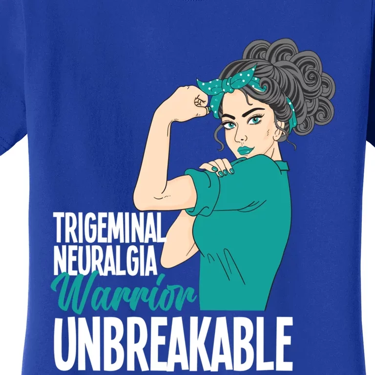 Warrior Unbreakable Trigeminal Neuralgia Awareness Gift Women's T-Shirt