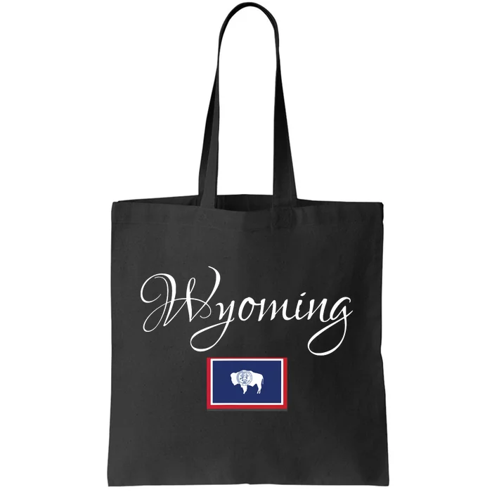 Wyoming Usa Tote Bag