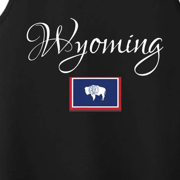 Wyoming Usa Performance Tank