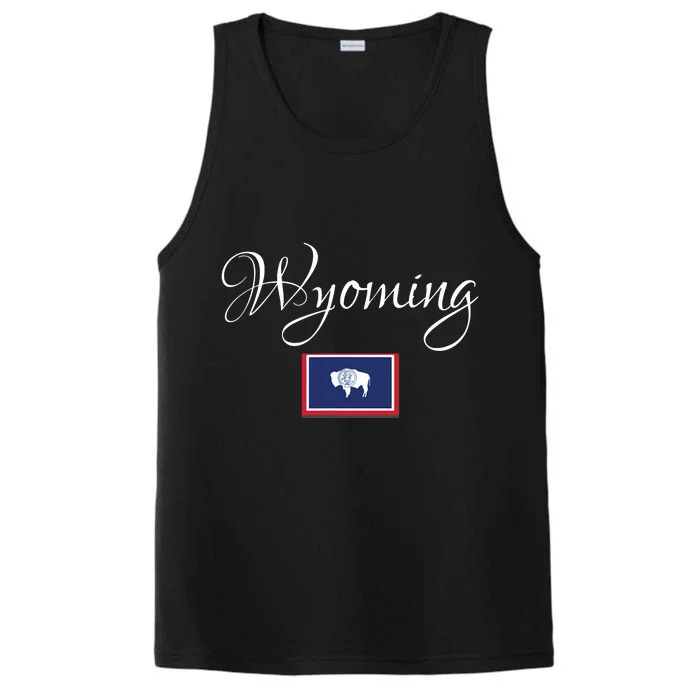 Wyoming Usa Performance Tank