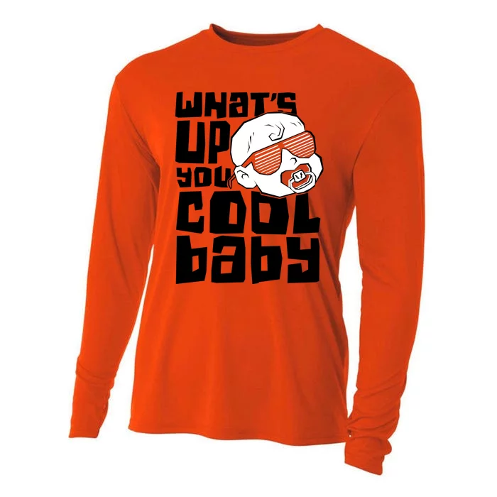 WhatS Up You Cool Baby Onesie Cooling Performance Long Sleeve Crew