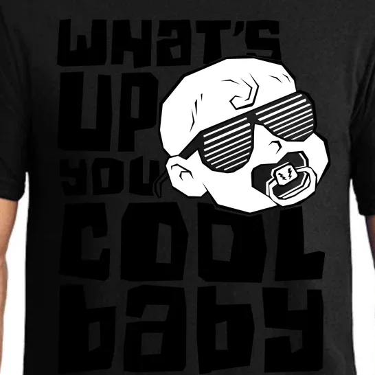 WhatS Up You Cool Baby Onesie Pajama Set