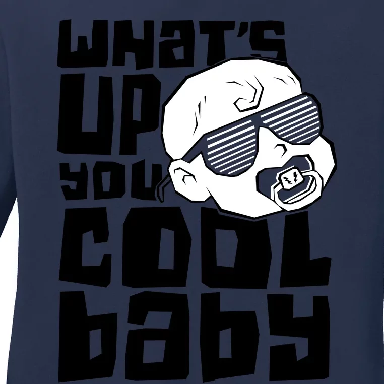 WhatS Up You Cool Baby Onesie Ladies Long Sleeve Shirt