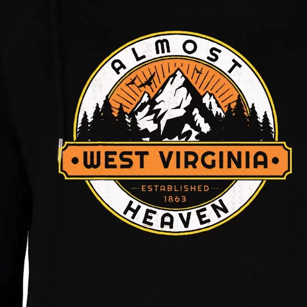 West Virginia Almost Heaven Nature Hiking Outdoors Womens Funnel Neck Pullover Hood