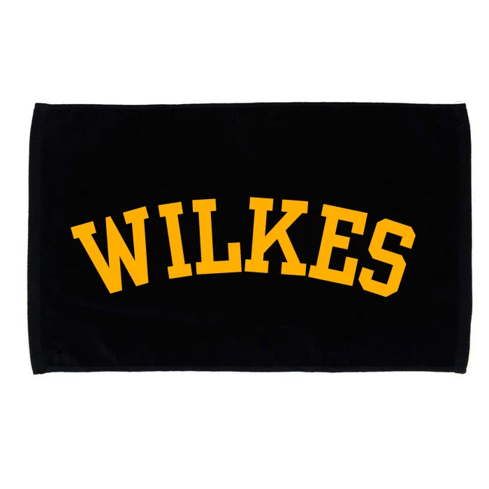 Wilkes Vintage Arch University Retro Microfiber Hand Towel