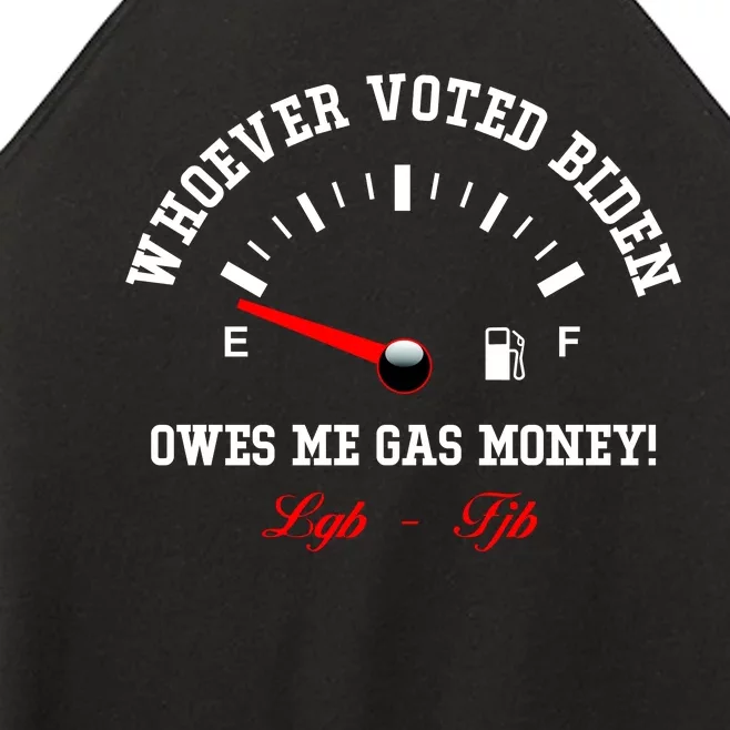 Whoever Voted Biden Owes Me Gas Money LGBFJB Women’s Perfect Tri Rocker Tank