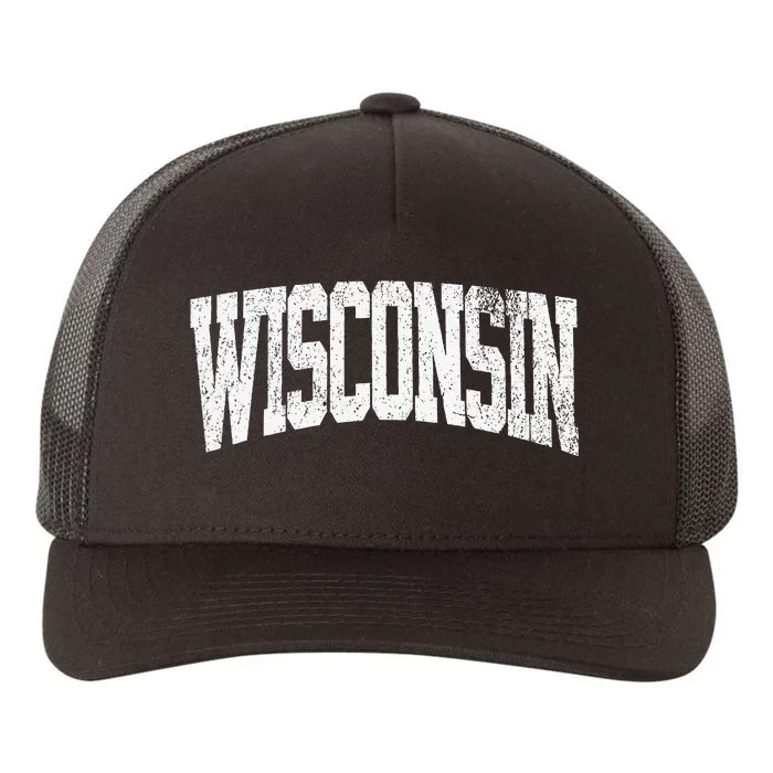 Wisconsin Vintage City Yupoong Adult 5-Panel Trucker Hat