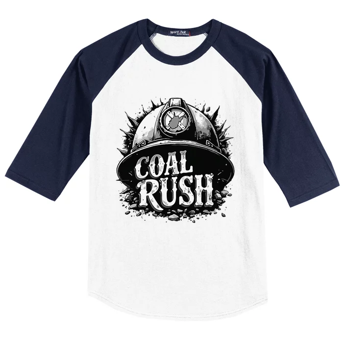 West Virginia Coal Rush Baseball Sleeve Shirt