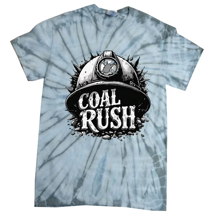 West Virginia Coal Rush Tie-Dye T-Shirt