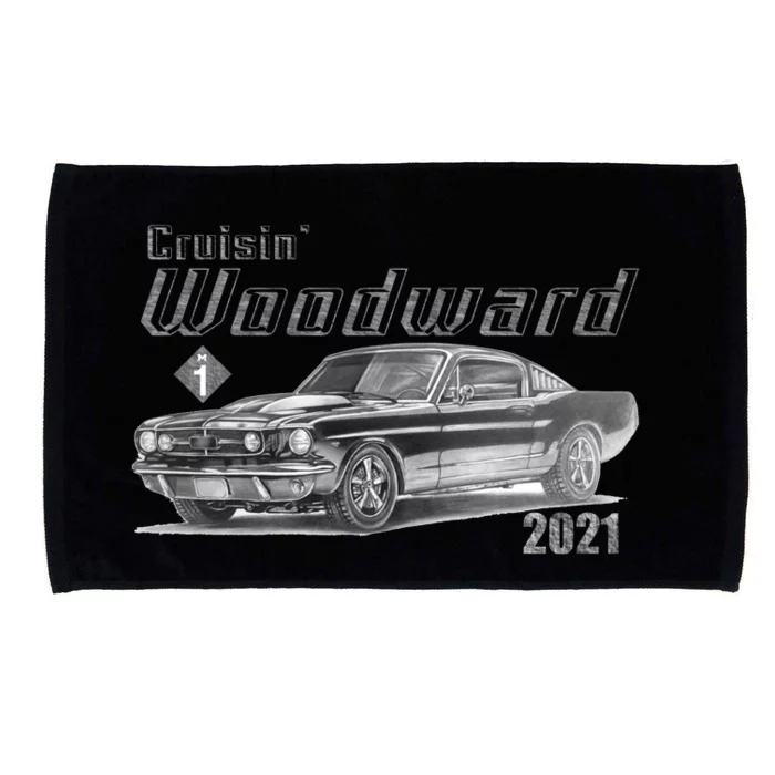 Woodward Vintage Classic Cruisin M1 Car Cruise Microfiber Hand Towel