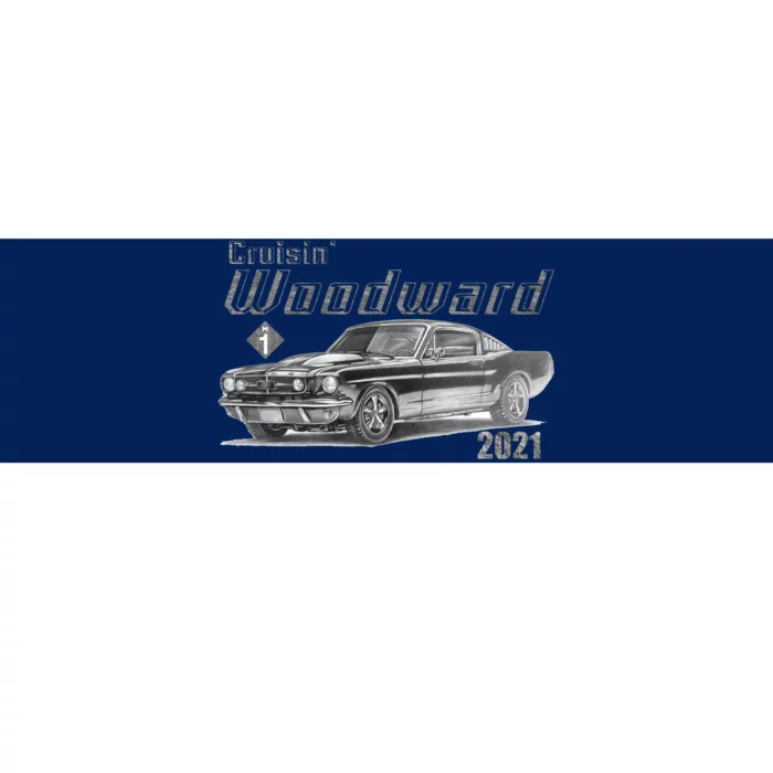 Woodward Vintage Classic Cruisin M1 Car Cruise Bumper Sticker