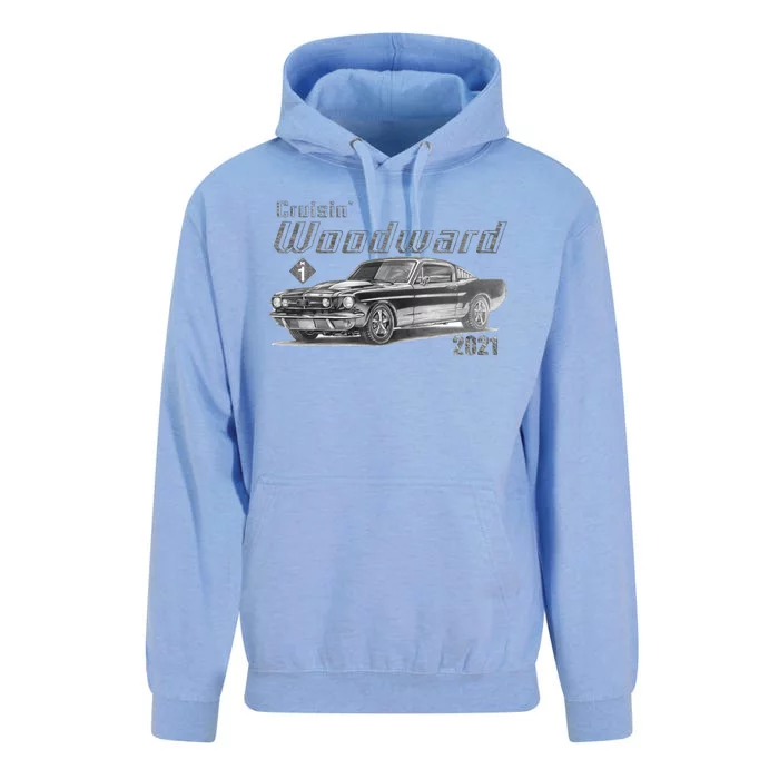 Woodward Vintage Classic Cruisin M1 Car Cruise Unisex Surf Hoodie