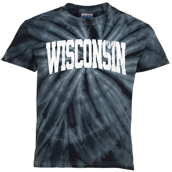 Wisconsin Vintage City Kids Tie-Dye T-Shirt