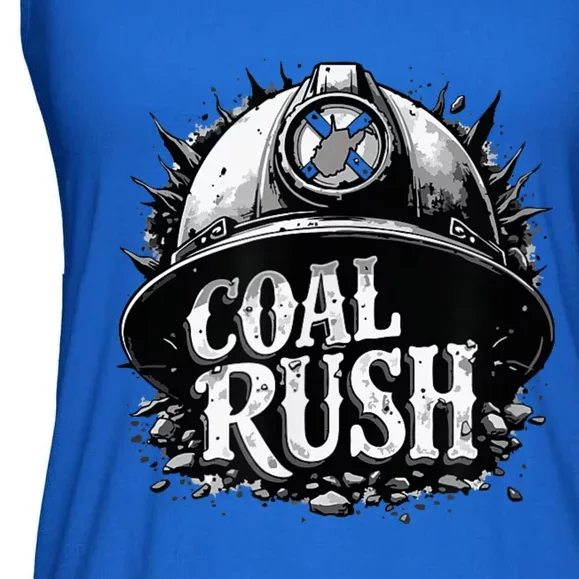 West Virginia Coal Rush Ladies Essential Flowy Tank