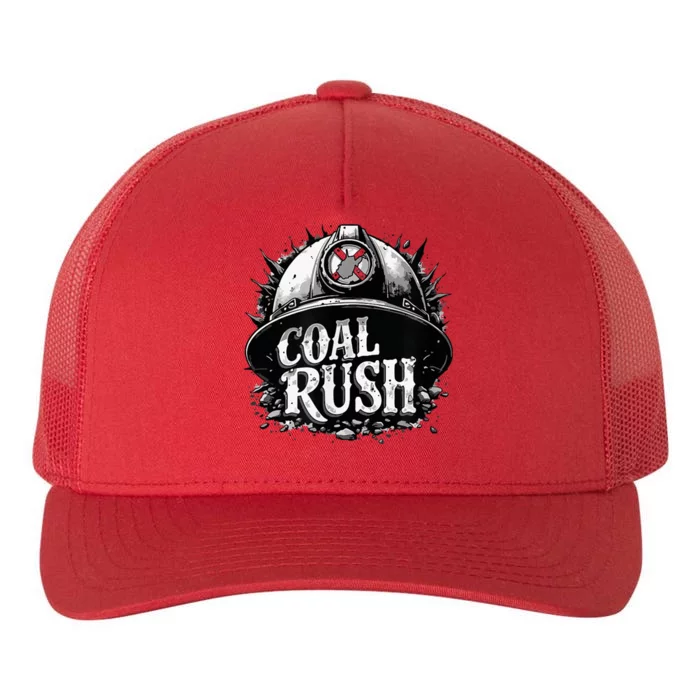 West Virginia Coal Rush Yupoong Adult 5-Panel Trucker Hat