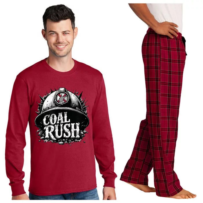 West Virginia Coal Rush Long Sleeve Pajama Set