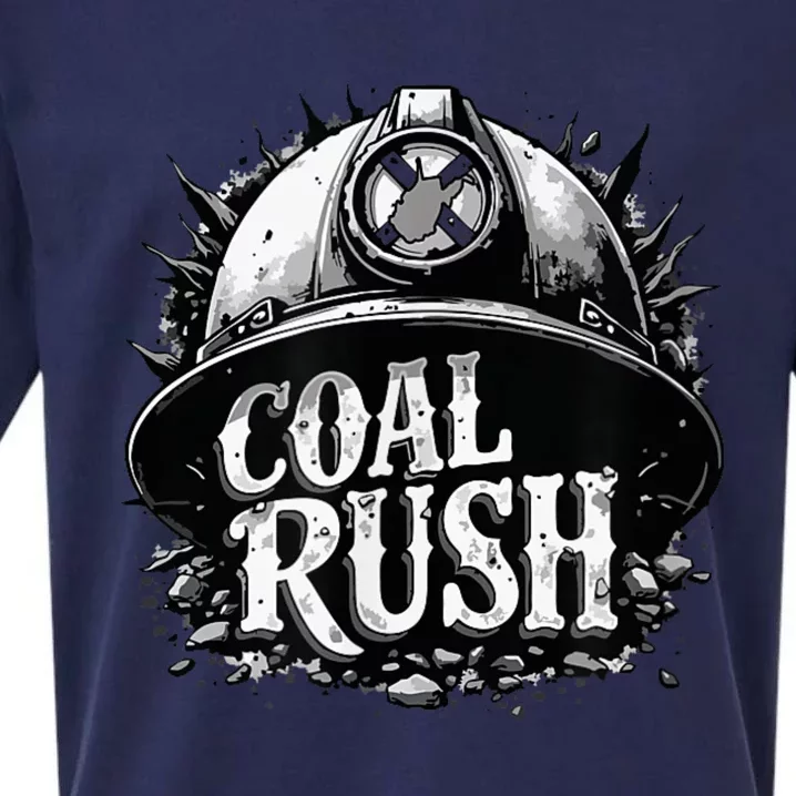 West Virginia Coal Rush Sueded Cloud Jersey T-Shirt