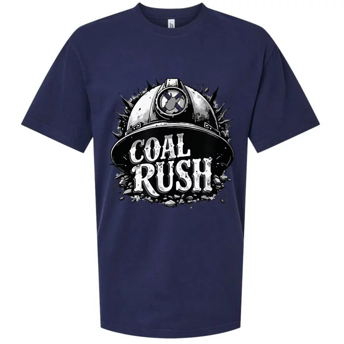 West Virginia Coal Rush Sueded Cloud Jersey T-Shirt