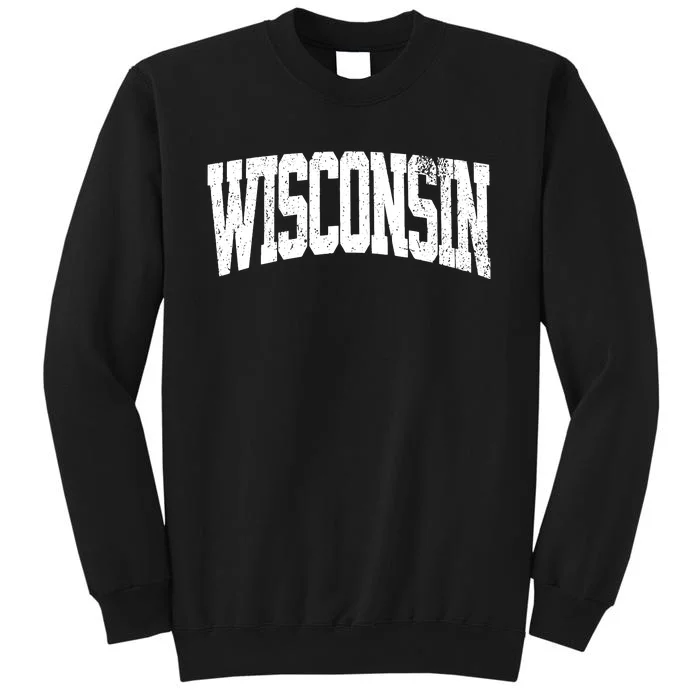 Wisconsin Vintage City Tall Sweatshirt