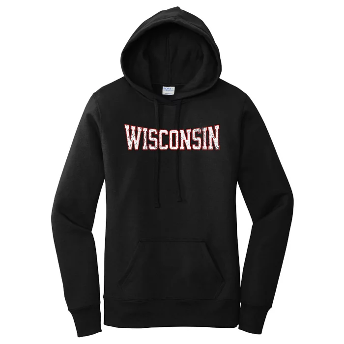 Wisconsin Vintage City Women's Pullover Hoodie